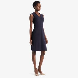 MM. LAFLEUR | THE ANNIE DRESS V- NECK SLEEVELESS DRESS IN GALAXY BLUE SIZE 4